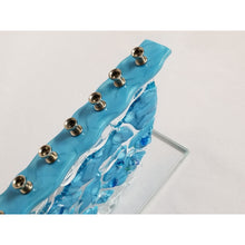 Load image into Gallery viewer, Windswept Waves in Turquoise and Clear